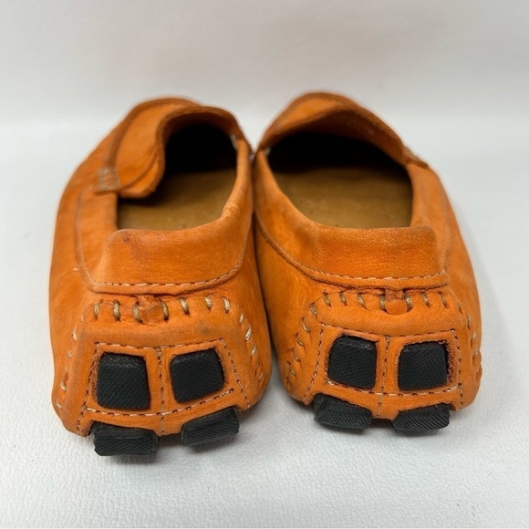 Mercanti Fiorentini Orange Career Driving Penny Loafers 3176 Women's Size 7B - Picture 9 of 14
